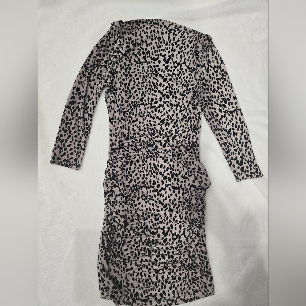 Jennifer Lopez Leopard Body-con Dress Size Small.